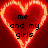 A heart-shaped neon sign with pixelated text inside, displaying phrases across four