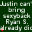 Green background with repeated white text and red asterisks, showing animation changes in red symbol positions.