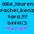 Blue background with black pixelated text and pink/purple star icons arranged in two identical side-by-side