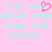 Pixelated text on pink background with cyan letters and a red heart symbol replacing 'was' in the phrase.
