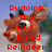 Rudolph the Red-Nosed Reindeer with red text overlays reading 'Rudolph The Red Nosed Reindeer', 'Has a Very Shiny Nose', and 'Happy Holidays!!! (333)' across four