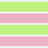 A static image of horizontal stripes alternating between light green, white, and pink colors.