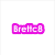 Four pixelated text icons arranged in a , each displaying 'BretMc0' in distinct solid colors against a white background