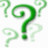 Green question marks on white background with green and gray containing text "Question Of The Day" and "200 Points"