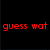 six showing a chicken with text overlays; central changes from 'guess wat' to 'guess why!' while side display variations