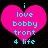 Two identical pink heart-shaped icons with cyan text reading 'i love bobby tront 4 life' on black background.