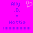 A bright pink background displays pixelated text and symbols with a heart icon appearing in the top center.