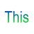Green and blue gradient text on white background reads 'This is the fastest icon ever!!! Bet it's too fast for u!' with no visible motion.