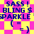 Pixelated text and symbols on a yellow-pink checkered background with no visible animation changes.