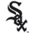 Black stylized 'SOX' logo on white background with pixelated edges and a small detached black dot near bottom right.