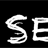 A contact sheet of five animated frames showing white text on a black background with visible pixelation and motion blur effects.