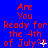 Blue background with red text reading 'Are You Ready for the 4th of July?' and small white star-like symbols changing across three