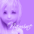 A purple-toned animated icon featuring a stylized character with short hair, repeated in a pattern with changing vertical white bars and a small blue dot