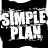 A black-and-white animated contact sheet of a Simple Plan music icon with fragmented text and partial visibility across five frames.