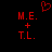 Red pixelated text and symbols on black background with a heart symbol above the text.
