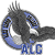A pixelated static icon shows a dark gray animal with blue accents, a white crescent moon, and blue text reading 'ALG' below it.