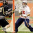 A pixelated static image shows a baseball player in white uniform with red 'K' logo on chest, dark blue pants, and orange bat against blurred background.
