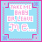 Pixelated graphic with light blue background, pink and purple border elements, and text reading "TAKE ME BABY OR LEAVE ME..." in stylized font.