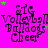 A static image with a bright pink background featuring repeated text and star symbols in black, green, and light purple.