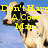 A cow's face with yellow text overlays reading "Don't Have A Cow Man" on the left and "Eat A Vegetarian" on the right against a blue sky background.