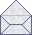 Pixelated bee character emerges from envelope, growing larger with each frame until fully visible.