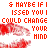 Red pixelated text and abstract shapes on white background, with repeated phrases about changing minds through kisses.
