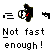 Pixelated icon shows a black figure with red accents holding a white object, flanked by two abstract shapes on gray background with text below.