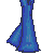 Pixel art character with brown curly hair wearing light blue top and dark blue jeans, shown in multiple poses including full-body, head-and-shoulders, and star-shaped text overlays.