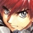 A pixelated anime-style character with red hair and blue eyes on the left, next to a black background with white text "Anime IM" and "COM" on the right.
