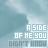A static image with a light blue cloudy background and white text reading "A SIDE OF HE YOU DIDN'T KNOW" in pixelated font, surrounded by small animated dots and crosses.