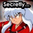 Pixelated anime character with silver hair in red clothing, displaying sequential text overlays across four