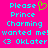 A bright pink background displays cyan pixelated text and a green heart symbol, with identical static content on both sides of the image.