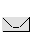 Pixelated envelope icon transitions from closed to open states , showing sequential changes in flap position and internal structure