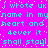 Cyan text on bright pink background repeats 'i wrote ur i wrote ur name in myname in my heart and. heart and. dever it. dever it shall stay! shall stay!' with pixelated white noise dots.