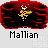 Animated icon shows a yellow figure with red accents against dark red background, head transitions from red-and-white circular symbol to white circle.