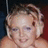 A static image with a blue background, featuring a pixelated photo of a person with light hair and green text reading 'MY', 'SISTER', and 'DEE' in different positions.