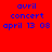 Red background with blue text reading 'avril concert april 13 08' in four identical , one has a green circular gradient overlay