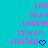 Pixelated text variations of 'LAUREN' and 'lauren' in pink on cyan background with blue heart symbols, displayed across multiple