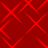 Red and dark red pixelated diamond shapes form a repeating pattern on a solid red background.