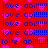 Red background with blue text 'love' and 'abi!!!' repeated in a pattern, interspersed with pink heart shapes