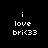Pixelated white text on black background reads 'i love bri<33' with identical static appearance across observations.