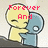 Pixelated cartoon characters embrace with red text above them changing across frames.