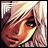 Pixelated anime-style character face with blonde hair and warm tones on left, paired with pixelated text 'Anime IM' and 'COM' on black background right.