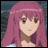 A pixelated anime-style character with long pink hair and a headband on the left, next to stylized text reading "Anime IM" above "com" on a black background.
