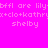 Pixelated text in pink and white on a split purple background with two distinct color blocks.