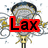 Pixelated image of a lacrosse stick with swirling motion effects and text overlays in red, green, and blue boxes.