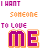 Animated contact sheet of a pixel art icon showing repeated text "I WANT SOMEONE TO LOVE ME" with varying color outlines and frame-to-frame animation changes across 8 sampled frames.