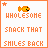 A 5x5 contact sheet of animated frames showing a pixelated goldfish icon with changing text and fish positions, all on an orange background.