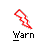 Six pixel-art icons on gray background: red lightning, crossed-out hand, plus sign, talking figure, ID card, running figure, and question-mark figure with text labels below each.