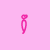 Pink background with stylized pink text and a pixelated photo of a person in the lower center.